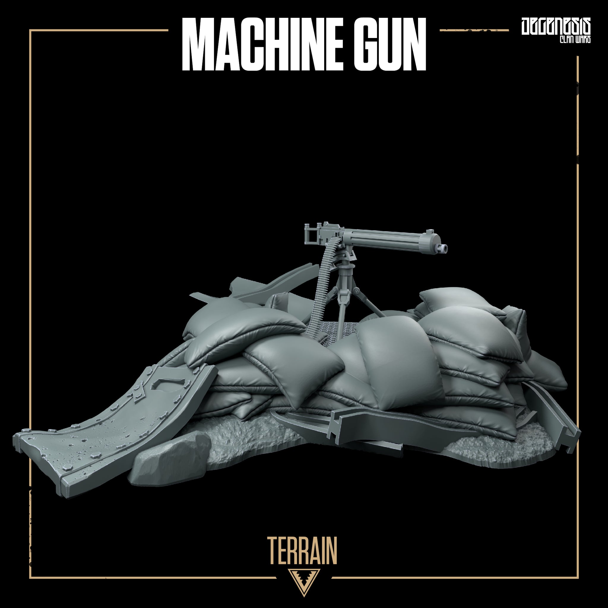 MACHINE GUN - STL