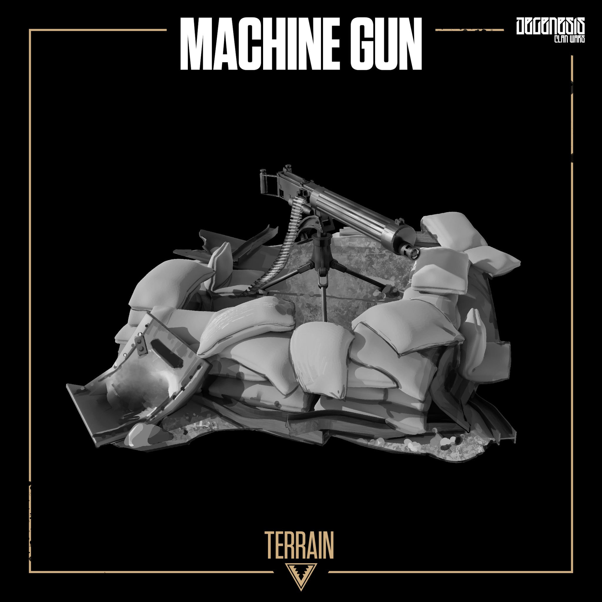 MACHINE GUN - STL