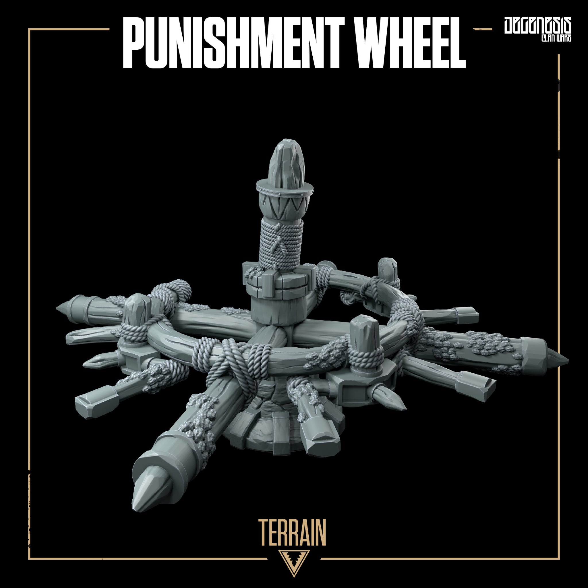 PUNISHMENT WHEEL - STL